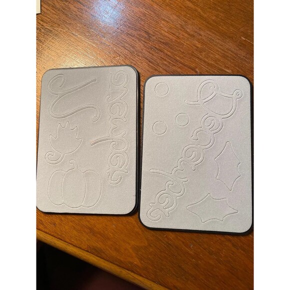 Sizzix Sizzlits Medium Cutting Dies, Calendar Months, COMPLETE + MINT 12 Months - Picture 2 of 6